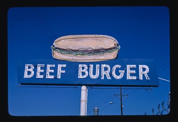 Beef Burger sign, Amarillo, Texas (1982)… | Free public domain photo
