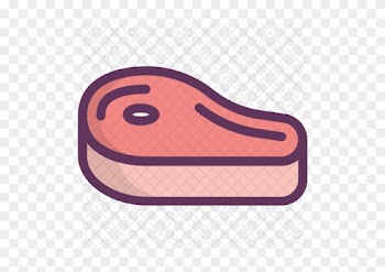 Beef, Sirloin, Steak, Ham, Halal, Dinner, Food Icon - Chicken As Food