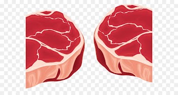 Beefsteak Clip art Roasting Meat - dairy stamp 