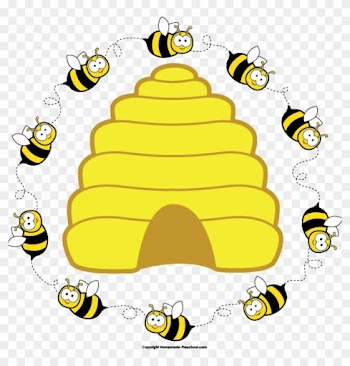 Beehive Clipart Learn And Practice How To Spell The - Clip Art Bee Hive