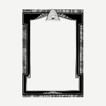 Beehive frame drawing, vintage illustration | Free PSD - rawpixel