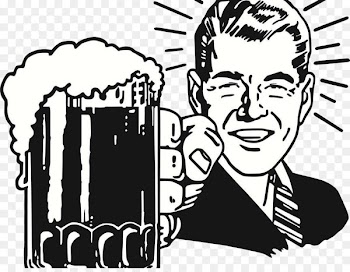 Beer Ale Clip art - Cheers up the man 