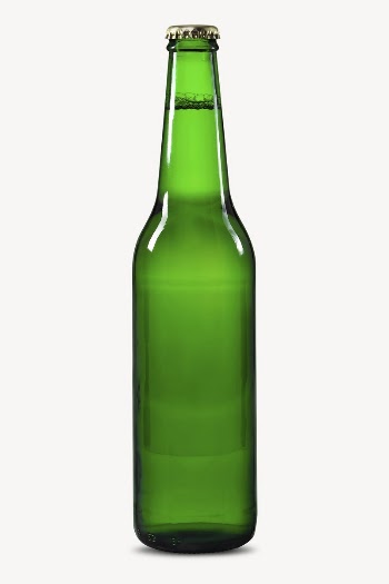 Beer bottle collage element, drink | Free PSD - rawpixel