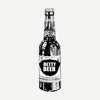 Beer bottle drawing clipart, alcohol | Free PSD - rawpixel