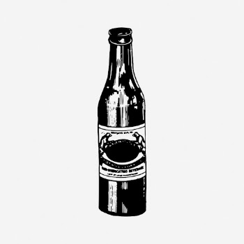 Beer bottle drawing, vintage object | Free Photo - rawpixel