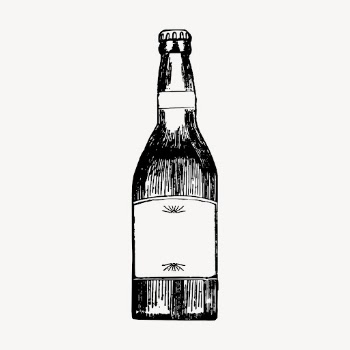 Beer bottle drawing, vintage object | Free Vector - rawpixel