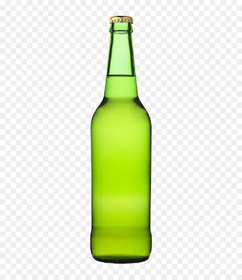Beer bottle Glass bottle - Green beer bottle 