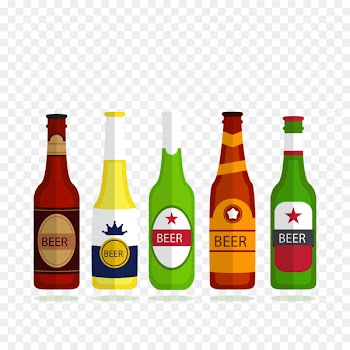 Beer bottle Heineken Beer bottle Alcoholic beverage - Vector beer bottles 