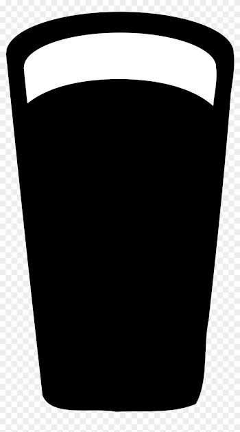 Beer Bottle Outline Clipart Beer - Pint Glass Silhouette Vector