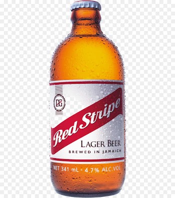 Beer bottle Red Stripe Jamaica Lager - beer upc codes 