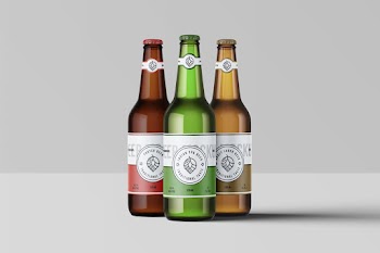 Beer Bottles PSD Mockup porter a beer lager nal tas 4,5% alc/vol malt 330 ml 45% alc/vol 10 12 fludz 330 ml 330 ml fl/oz beer 