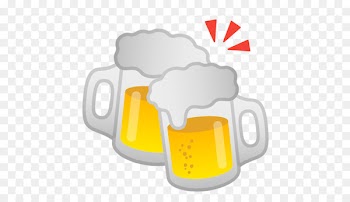 Beer Cheeseburger Hamburger Emoji Google - beer mugs 
