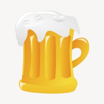Beer glass clipart, illustration vector. | Free Vector - rawpixel
