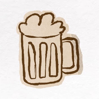 Beer glass doodle sticker, ripped | Free Vector Illustration - rawpixel