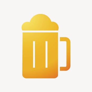Beer glass icon, gradient design | Free Icons - rawpixel