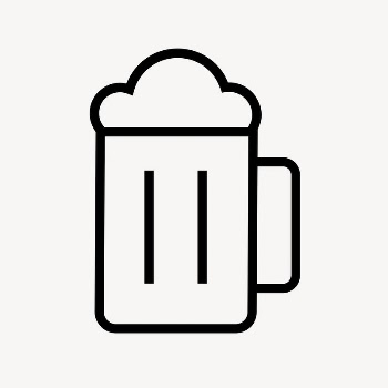 Beer glass icon, line art | Free Icons - rawpixel