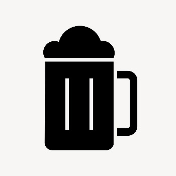 Beer glass icon, simple flat | Free Icons - rawpixel