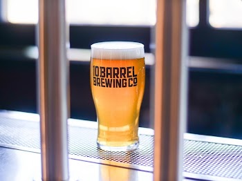 Beer Glass on Gray Surface