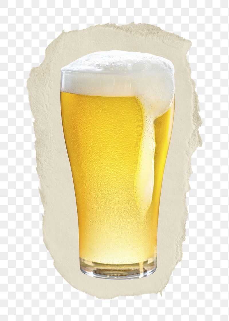 Beer glass png ripped paper | Free PNG - rawpixel