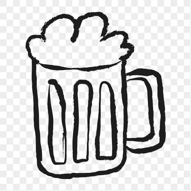Beer glass png sticker, alcoholic | Free PNG Illustration - rawpixel