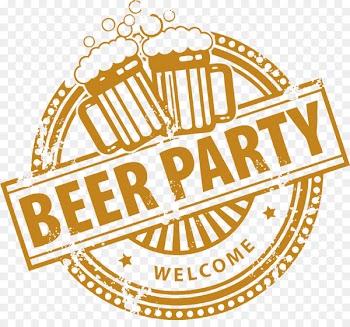 Beer glassware Oktoberfest Party - beer,party,Yellow stamp 