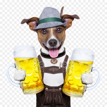 Beer Oktoberfest Dog German cuisine Stock photography - Dog holding a beer 