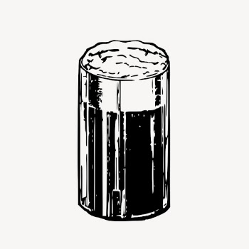 Beer pint clipart, vintage alcoholic | Free Vector - rawpixel