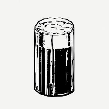 Beer pint drawing, alcoholic drink | Free PSD - rawpixel