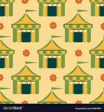 Beer tent background for festivals vector image