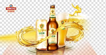 Beer Tsingtao Brewery u6bd4u5229u65f6u767du5564u9152, Tsingtao beer white whole wheat transparent background PNG clipart