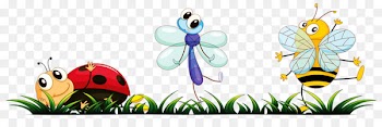 Beetle, Bee, Insects Set, Cartoon, Insect PNG