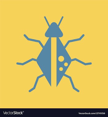 Beetle insect vector image