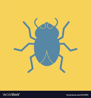 Beetle insect vector image