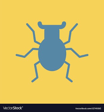 Beetle insect vector image