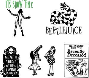 Beetlejuice (1988) Movie Logo Vector