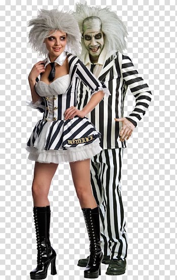 Beetlejuice Costume party Halloween costume Party City, mask transparent background PNG clipart