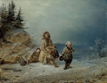 Beggar family on the road, | Free Photo - rawpixel