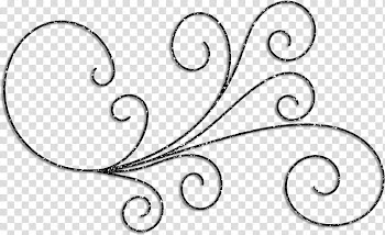 Begining Of Spring, black floral lines transparent background PNG clipart