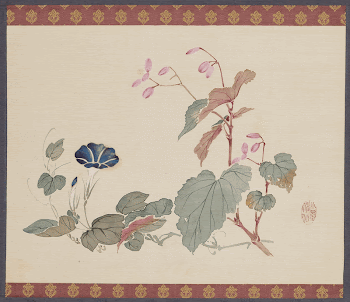 Begonia and Morning Glory (1834) | Free Photo - rawpixel