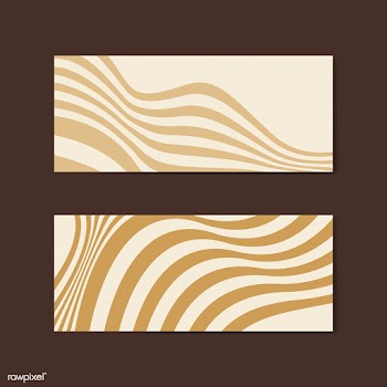 Beige abstract banner design vectors | Free stock vector - 538190