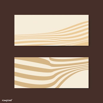 Beige abstract banner design vectors | Free stock vector - 538201