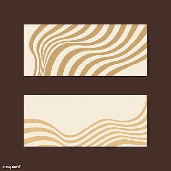Beige abstract banner design vectors | Free stock vector - 538212