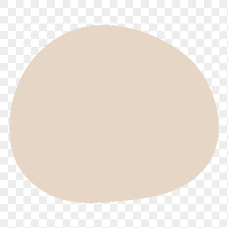 Beige abstract png shape sticker, | Free PNG - rawpixel