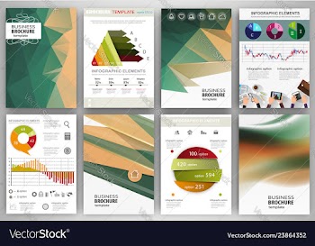 Beige and green backgrounds abstract concept vector image