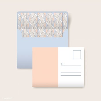 Beige and white postcard with a pastel geomet.. | Free stock vector - 544456