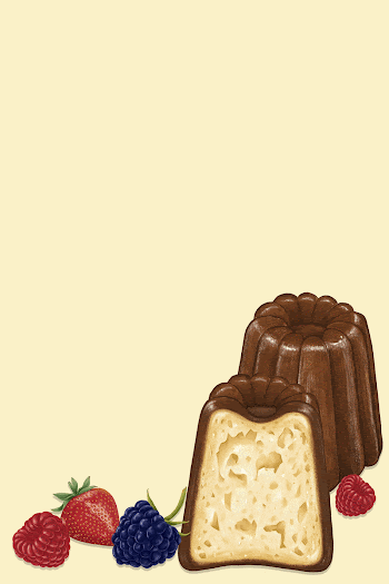 Beige canele background, French pastry | Free Photo Illustration - rawpixel