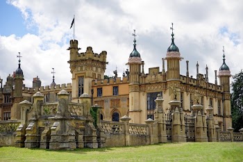 Beige Castle Under White Clouds
