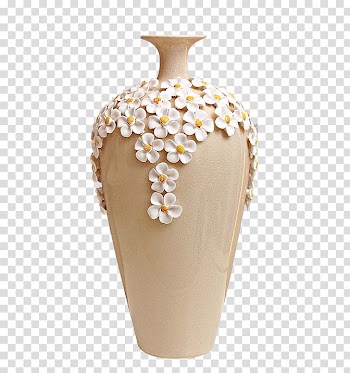 Beige ceramic vase, Vase Decorative arts Ceramic Ornament, vase transparent background PNG clipart