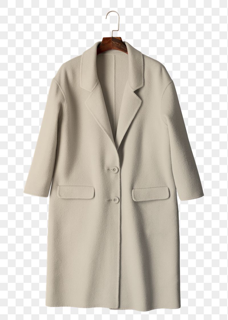 Beige coat png sticker, transparent | Free PNG - rawpixel