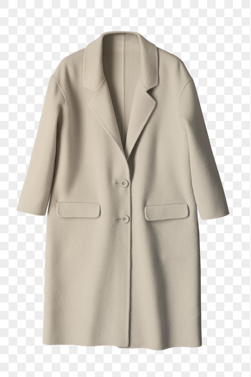 Beige coat png sticker, transparent | Free PNG - rawpixel